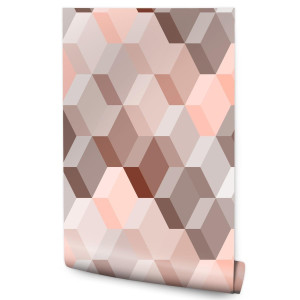 Tapeta W Rolce Wzór Geometryczny EFEKT 3D Ozdoba