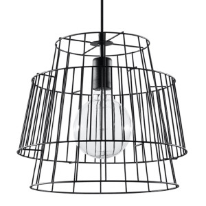 Lampa wisząca GATE 130x35x35cm nowoczesna nad stół do salonu jadalni czarny