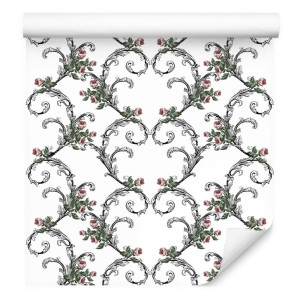 Tapeta roślinne ornamenty vintage, dekor ekskluzywny