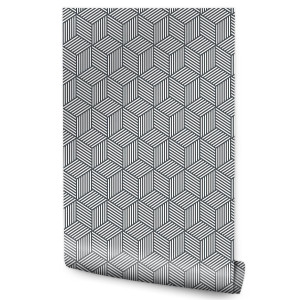 Tapeta Geometryczne KSZTAŁTY Kwadraty Dekor 3D
