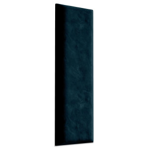 Panele tapicerowane 60x15 cm na ścianę prostokąt granatowy