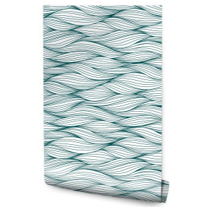 Tapeta w Rolce Nieregularne Fale ABSTRAKCJA Retro 53x1000