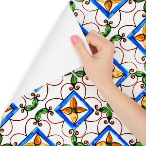 Tapeta do jadalni, kuchni orientalna mozaika wzory