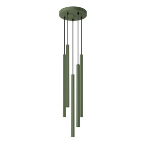 Lampa wisząca Pastelo 104x25x25cm zielona oliwka