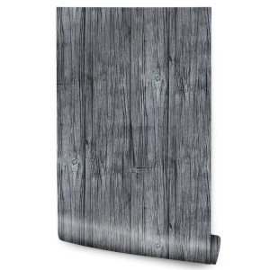 Tapeta Szare DESKI Rustykalne Imitacja Drewna 3D 53x1000