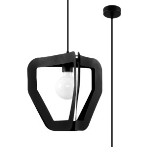 Lampa wisząca TRES 130x33x33cm nowoczesna do salonu jadalni czarna