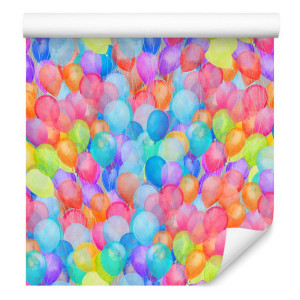 Tapeta ścienna kolorowe balony do pokoju dziecka