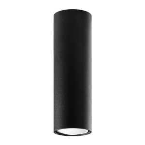 Plafon LAGOS 20 czarny 20x6x6cm nowoczesna lampa GU10 do salonu