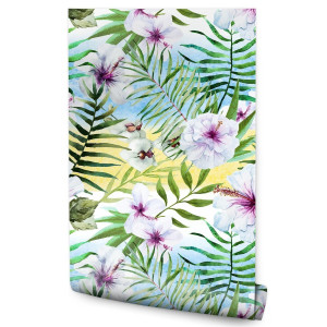Tapeta Ścienna Tropikalne Kwiaty ORCHIDEA Hibiskus