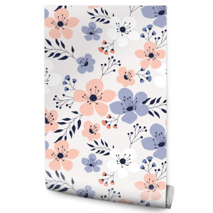 Tapeta Kolorowe Wiosenne KWIATY Natura Rolka 10m 53x1000