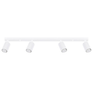 Plafon Karbon 16.5x6.5x81cm do sypialni salonu biały