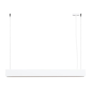 Lampa wisząca SPARK 120x8x100 cm nowoczesna nad stół do salonu jadalni biała