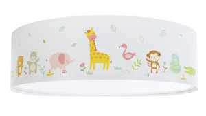 Plafon ZOO SWEET DREAMS 50cm biała do pokoju dziecka