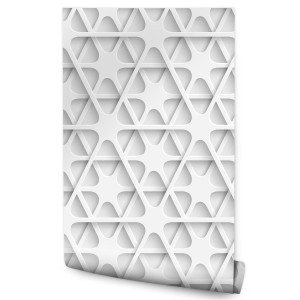 Tapeta Do Salonu ABSTRAKCYJNY Wzór Geometryczny 3D 53x1000
