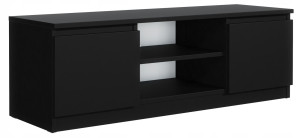 Szafka RTV 40x120x39 cm czarna do salonu