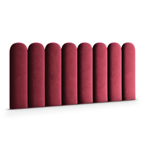 Panele tapicerowane 20x60 cm płotek magic velvet bordowy