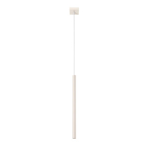 Lampa wisząca Pastelo 114x8x8cm do sypialni salonu beżowa