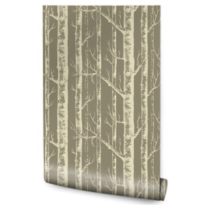 Tapeta W Rolce DRZEWA Las Liście Styl Retro Ozdoba 53x1000