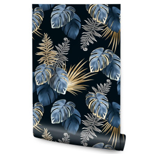 Tapeta Ozdobna Liście TROPIKALNE Monstera Palma