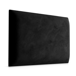 Panele tapicerowane 40x30 na ścianę prostokąt czarny