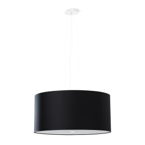 Żyrandol OTTO 50 115x50x50 cm biała lampa sufitowa wisząca walec E27 do salonu
