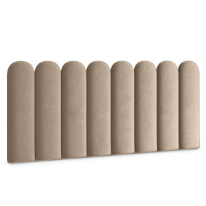 Panele tapicerowane 30x60 cm na ścianę płotek beżowy