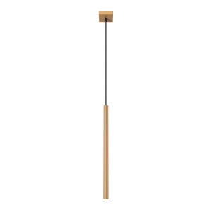 Lampa wisząca PASTELO 1 złota 115x3.5x3.5cm nowoczesna G9 do salonu