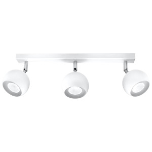 Plafon OCULARE 3 biały 16x10x45cm nowoczesna lampa GU10 do salonu