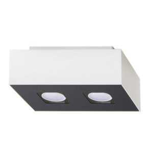 Plafon MONO 2 biały 11x14x24cm nowoczesna lampa GU10 do salonu
