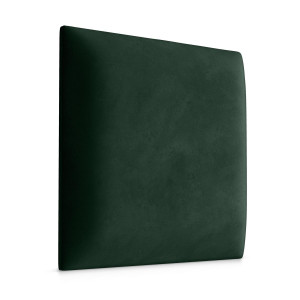 Panele tapicerowane 40x40 cm na ścianę kwadrat butelkowa zieleń