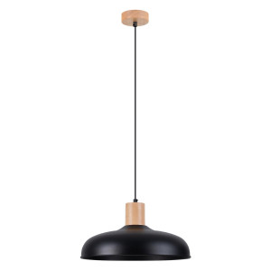 Lampa wisząca INDY czarna 120x38x38cm nowoczesna E27 do salonu