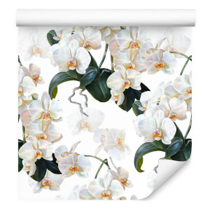 Tapeta do sypialni egzotyczne storczyki orchidee
