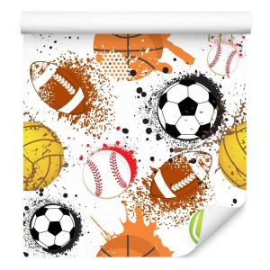 Tapeta młodzieżowa piłka nożna koszykówka baseball