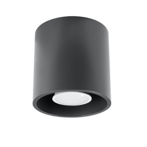 Plafon ORBIS 1 antracyt 10x10x10cm nowoczesna lampa GU10 do salonu