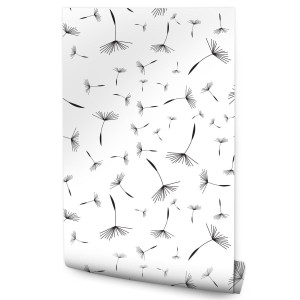 Tapeta Do Salonu Minimalistyczne Nasiona DMUCHAWCA