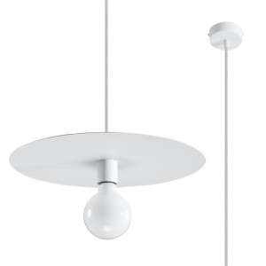 Lampa wisząca FLAVIO 105x40x40cm nowoczesna do salonu jadalni biała