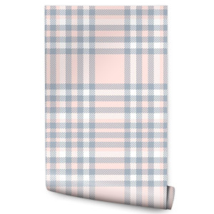 Tapeta KRATA w Pastelowych Kolorach Modny Wzór 53x1000