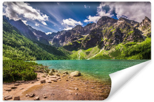 Fototapeta Jezioro Morskie Oko w Tatrach Dekoracja Ścienna do Salonu
