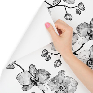 Tapeta do salonu storczyki kwiaty orchidea natura