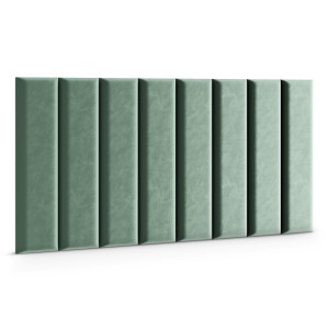 Panele tapicerowane 60x15 na ścianę magic velvet miętowy