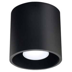 Plafon ORBIS 1 czarny 10x10x10cm nowoczesna lampa GU10 do salonu