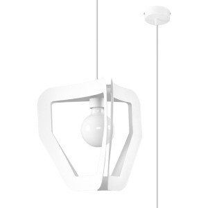 Lampa wisząca TRES 130x33x33cm nowoczesna do salonu jadalni biała