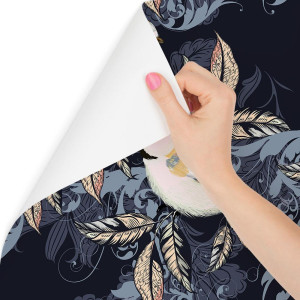 Tapeta – Kolorowe ptaki, dekor w stylu nowoczesnym