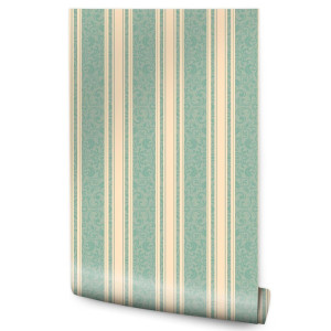 Tapeta w Stylu RETRO Paski Ornamenty Modne Wzory 53x1000