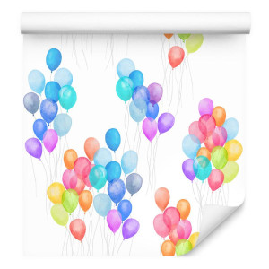 Tapeta ścienna do pokoju dziecka kolorowe balony