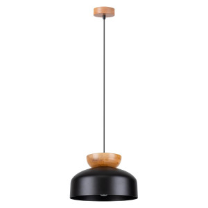 Lampa wisząca MARION czarna 130x29.5x29.5cm nowoczesna E27 do salonu