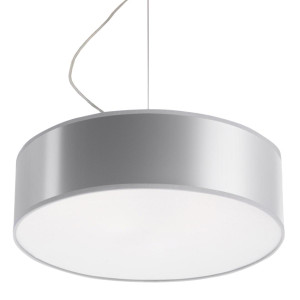 Lampa wisząca ARENA 35 szara 111x35x35cm nowoczesna E27 do salonu