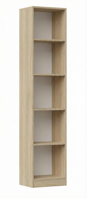 Regał MARTUSIA 40x182x30 cm do biura na książki dąb sonoma