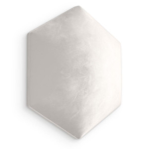 Panele tapicerowane 35x40 na ścianę hexagon kremowy