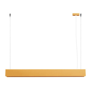 Lampa wisząca SPARK 120x8x100cm nowoczesna nad stół do salonu jadalni złota
